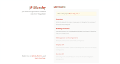 Desktop Screenshot of jpsilvashy.com
